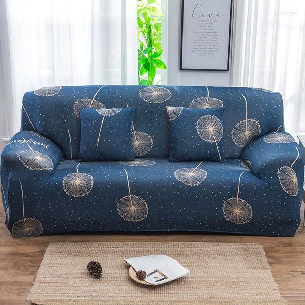 Cubiertas de silla Funda de sofá Funda de sofá todo incluido elástico para diferentes formas Loveseat L-Style Slipcovers
