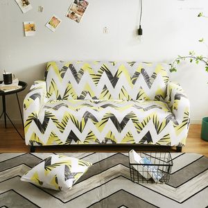 Stoelhoezen Sofa Cover Elastic Fauteuil Corner Bank voor universele stretch sectionele meubels Spandex Slipcover woonkamer 001