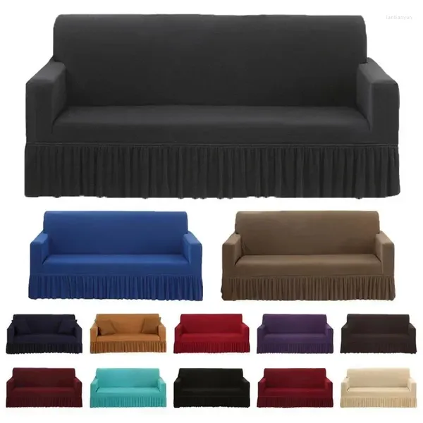 Cubiertas de silla Cubierta de sofá Funda elástica Protector de muebles ajustable para sala de estar Dormitorio Oficina Decoración para el hogar