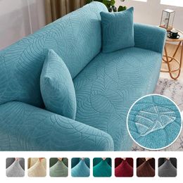 Cubierta de silla cubierta del sofá para la sala de estar gruesa elástica polar del sofá sillón 1/2/3/4 plaza L esquina en forma