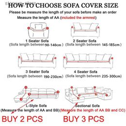 Fundas para sillas Funda de sofá para sala de estar Funda de forro polar elástica gruesa para sofá Sillón Sillón 1/2/3/4 plazas Funda de sofá esquinero en forma de L Q231130