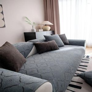 Cubiertas de silla Cover Simple Modern Cushion Windmill Four Seasons General Anti-Slip Cushonsofa Cloth