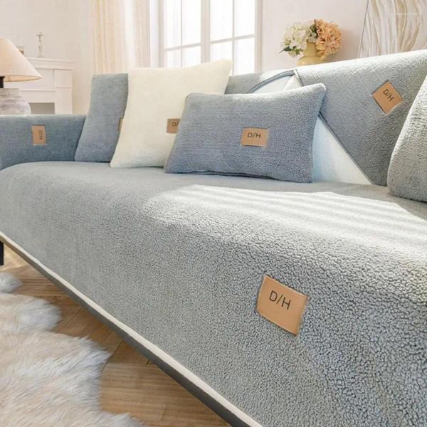 Housses de chaise, housse de canapé, coussin en peluche douce pour une Protection Durable, décoration de pièce confortable, housse universelle pour meubles de maison