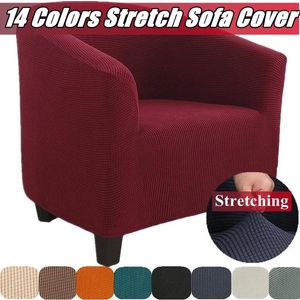 Couvre-chaise couverte de canapé Stretch Spandex Club Coupchair Hlebovers Elastic Single Couch for Study Bar Counter Living Room