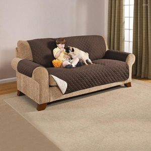 Stoelbedekkingen Sofa Cover Throw Pet Dog Kids Couch Mat Furniture Protector Omkeerbaar Wasbaar verwijderbare Slipcover Cushion 1/2/3 stoel