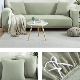 Housses de chaise housse de canapé imperméable couleur unie pour fauteuils de salon canapés extensibles décor élastique meubles housse de canapé chaise chaise chaise