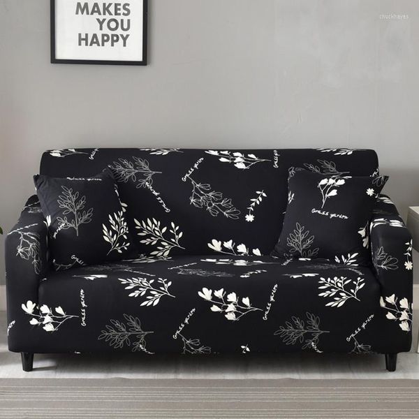 Housses de chaise Sofa Slip Cover Sofas Universal Cotton Printed Classic Floral Sectionnel