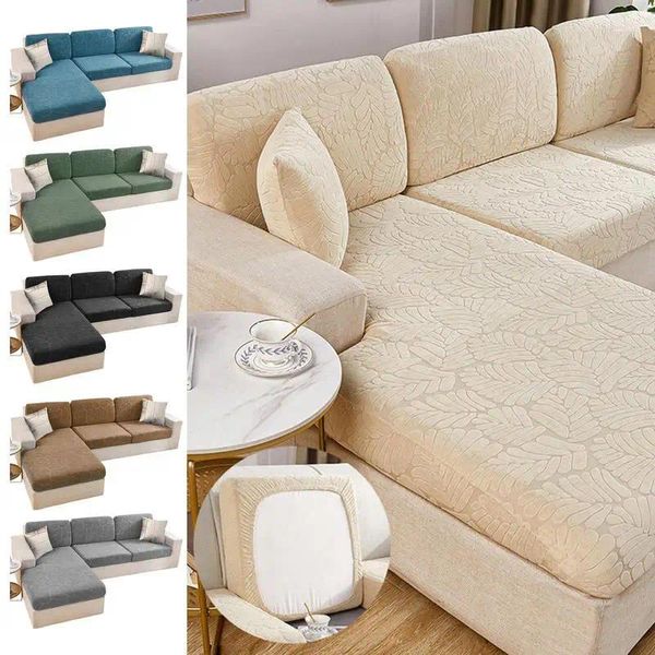 Cubierta de la silla Sofá Slip -Slip Jacquard Resistente al agua Súper Sala de estiramiento Sala de estar Couch cubierta elástica de Chesterfield Protector para mascotas