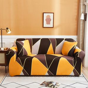 Stoelbedekkingen zachte elastische sofa slipcover stretch voor woonkamer geometrische bloemenbeschermer bankkap 1/2/3/4 zitt