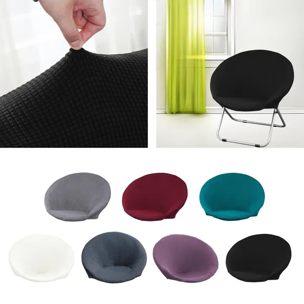 Cubiertas de silla Soft Jacquard Fabric Cover Anti-High Stretch Polyéster extraíble para adultos Muebles lavables
