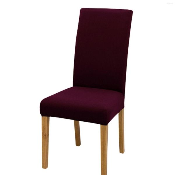 Housses de chaise Housse élastique de couleur unie Housse anti-poussière de conception simple pour tabouret de bar El et fête