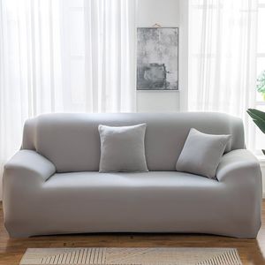 Stoelbedekkingen Solid Color Elastic Stretch Sofa bank Cover voor woonkamer loveseat Armachair anti-Dirty Protection Slipcovers 1/2/3/4-zitplaatsen