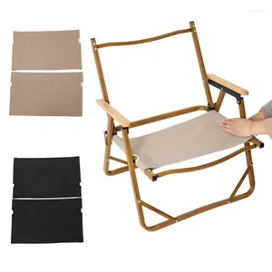 Cubiertas de silla de color sólido acampado al aire libre cubierta plegable taburete portátil de verano de reemplazo de playa de picnic accesorio