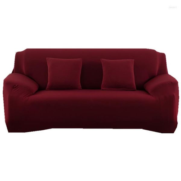 Housses de chaise, couleur unie, housse de canapé 1/2/3/4 places, housse de canapé tout compris, protection de meubles moderne en Polyester élastique