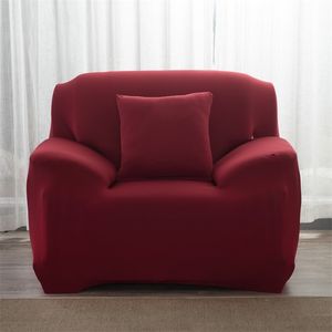 Housses de chaise housses de canapé de couleur unie pour salon housses extensibles matériau élastique housse de canapé d'angle housse de canapé double siège trois places 220919