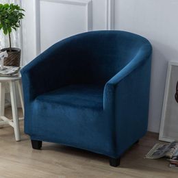 Housses de chaise, couleur unie, velours argenté épais, soie, demi-cercle, Arc, housse de canapé simple, anti-poussière, embellissement de la famille
