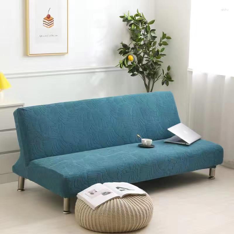 Krzesło obejmują stały kolor uniwersalny sofa do tkaniny Zatrucie zagęszczone składanie 1PCS All-inclusive podłokietnikowy