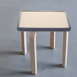 Stoelhoezen massief hout kleine vierkante kruk stoel vervanging voor restaurantstoelen benodigdheden bord van hout