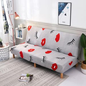 Stoelhoezen Spandex Big Elastische Bedy Bed Cover Less Folding Couch Slipcovers voor woonkamer Verwijderbare zachte materialen.