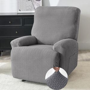 Couvre-chaise Split Pet Reckin Sonfa Cover Elastic Lazy Boy Stretch Spandex Couch Couch Holbovers Bashair Couleur Couleur solide