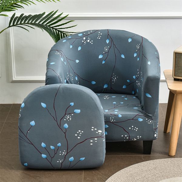 Housses de chaise Split Style Baignoire Canapé Spandex Club Fauteuil Bar Housses pour Salon Canapé Avec Coussin De Siège 220906