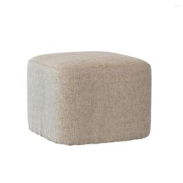 Stoelhoesjes vierkante kruk stoel linnen dekmeubilair 8 kleuren beschikbaar decor pouf bedekt