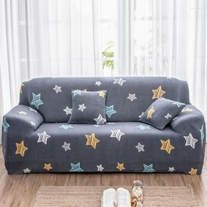 Stoelbedekkingen Star Patroon Universele bank Cover Stretch Big Elasticity Couch Funitule Slipcovers Vouwen voor bed woonkamer