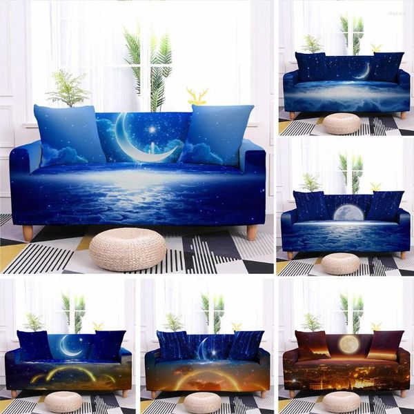 Fundas para sillas cielo estrellado sofá de esquina para sala de estar cojín antiarañazos funda de sofá en forma de L 1/2/3/4 plazas decoración seccional