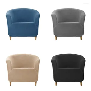 Housses de chaise extensibles, couleur unie, épaisses, pour canapé, coussin, anti-poussière, protection de meubles, D08D