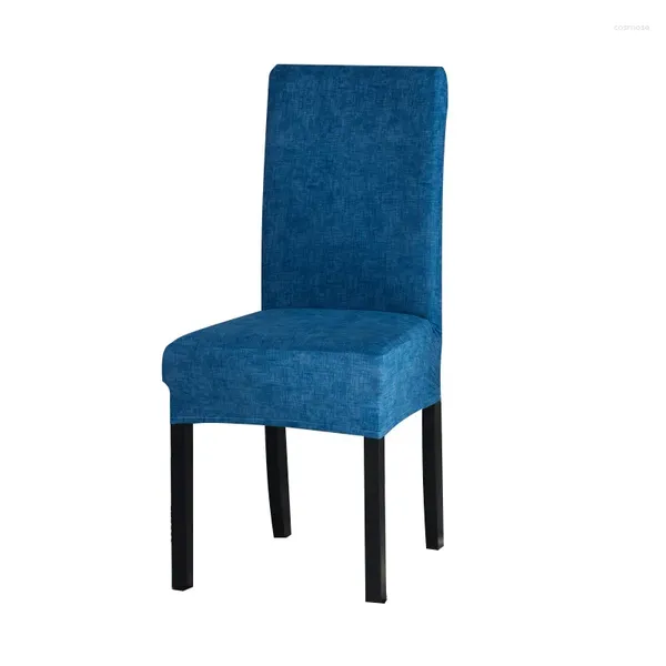 Housses de chaise housse élastique extensible avec dossier ensemble tabouret de maison de restaurant pour salle à manger chaises de table coussin poussière