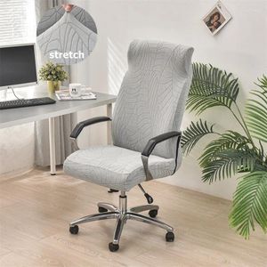 Stoelbedekkingen Stretch Elastic Office Jacquard Computer Cover Non Slip Gaming Seat Case Universal Washable Protector