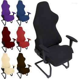 Stoelbedekkingen Stretch Gaming Office -stoelhoes voor computer fauteuil Slipcovers Gamer Protector Fundas Para Sillas