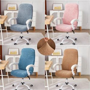 Stoelbedekkingen Stretch Jacquard Office Cover European Pattern Computer Elasticelastic Gaming Seat Slipcover studieruimte