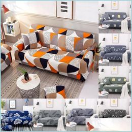 Stoelbedekkingen Stretch Sofa ER 1/2/3/4 zits Ins kinderkamer Living Slipers stofbestendig elastische bank drop levering huizen tuin textiel dhmx7