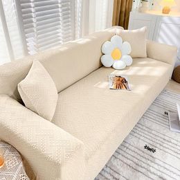 Stoelbedekkingen Stretch Sofa Slipcover Elastic For Living Room Funda bank Cover 1/2/3/4-zits L HEER CHORK