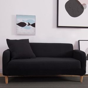 Housses de chaise housse de canapé extensible élastique pour salon housse de canapé décor à la maison protecteur de couleur unie