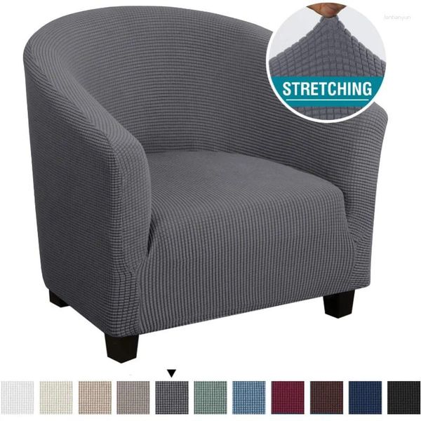 Cubiertas de sillas Spandex Coffee Sofá Sea el sillón Cubierta de asiento Muebles lavables muebles Slip-Slip-Install Instal