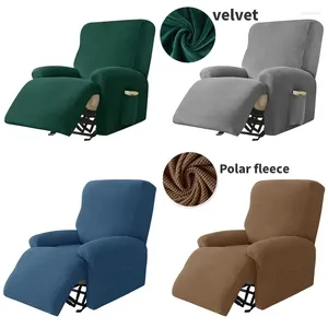 Fundas para sillas Funda de sofá reclinable de terciopelo elástico o sillón de niño perezoso jacquard Fundas antideslizantes elásticas para sala de estar Hogar