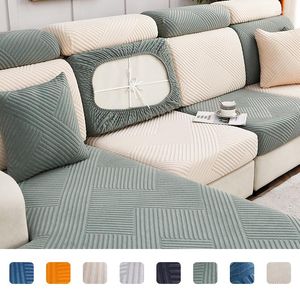 Stoelhoezen touw geprinte stretch zachte zitkussen bankkap voor honden sofa slipcover slipcovers meubels beschermer