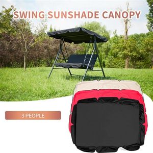 Couvercles de chaise Swing Swing Swing Remplacement Couvercle supérieur Tarp Protection solaire pliable pour la cour à auvents étanches extérieurs