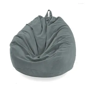 Couvre-chaise super doux couvercle de sac de haricot en curdoroy