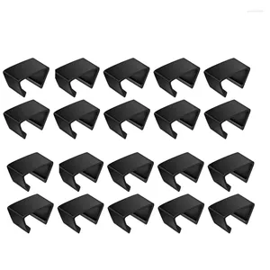 Housses de chaise SV-Pack de 20 clips pour meubles d'extérieur, attaches en rotin pour canapé de patio, pièces de connexion