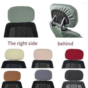 Stoelhoezen Swivel hoofdsteun cover Elastic Office Head Pillow Chairs Protection Dustroof Accessoires