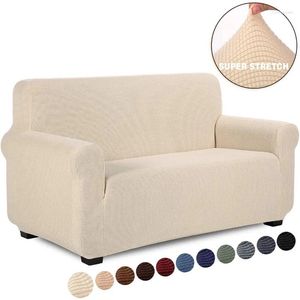 Housses de chaise housse de canapé élastique épaisse pour salon fauteuil de canapé polaire extensible 1/2/3/4 places coin en forme de L