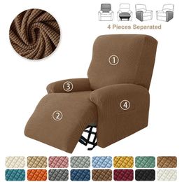 Stoelhoezen Dikke Split Fauteuil Stoelhoes Antislip Polar Fleece Enkele Bankhoezen voor Woonkamer Luie Jongen Ontspannende Fauteuil Kussenovertrekken 231117