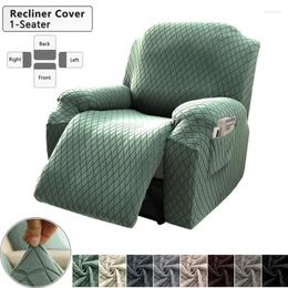 Les couvercles de chaise épaississent Jacquard Reckin Reckin Cover All-Inclusive Relax Lazy Boy Failchair Single Sofa Slipcover Stretch Split Design Bureau