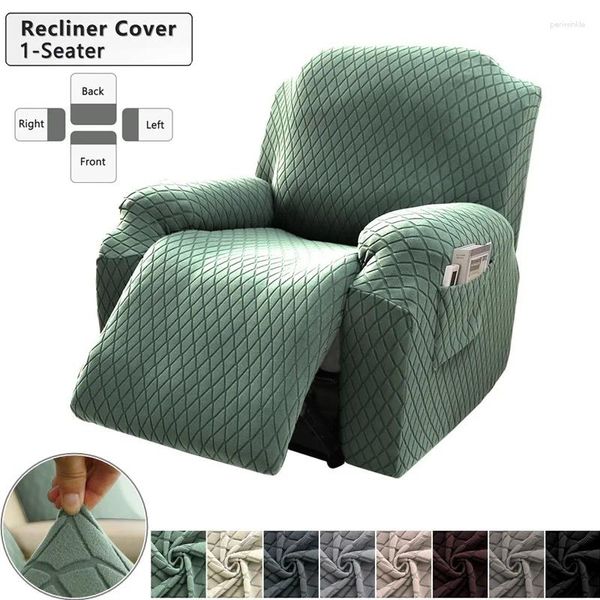 Les couvercles de chaise épaississent Jacquard Reckin Reckin Cover All-Inclusive Relax Lazy Boy Failchair Single Sofa Slipcover Stretch Split Design Bureau