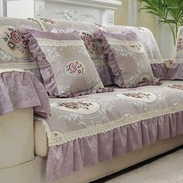 Stoelhoezen Dikke bank Cover Handdoeken Europese slipcovers kunnen worden aangepast Couch Home Decor Fundas Almofadas Textile Decoratie