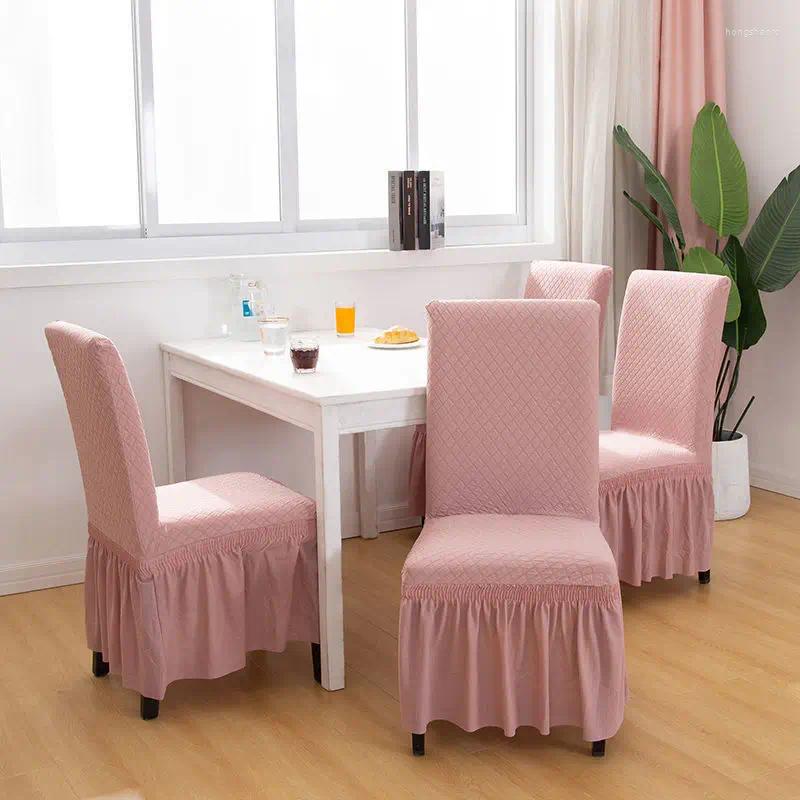 Chair Covers Thickened Cover All-season Universal Elastic European Style Thick El Long Skirt