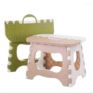 Couvercles de chaise épaissie de tabouret de pliage en plastique MINI MINI SUPPRESSE PORTABLE LÉGERT